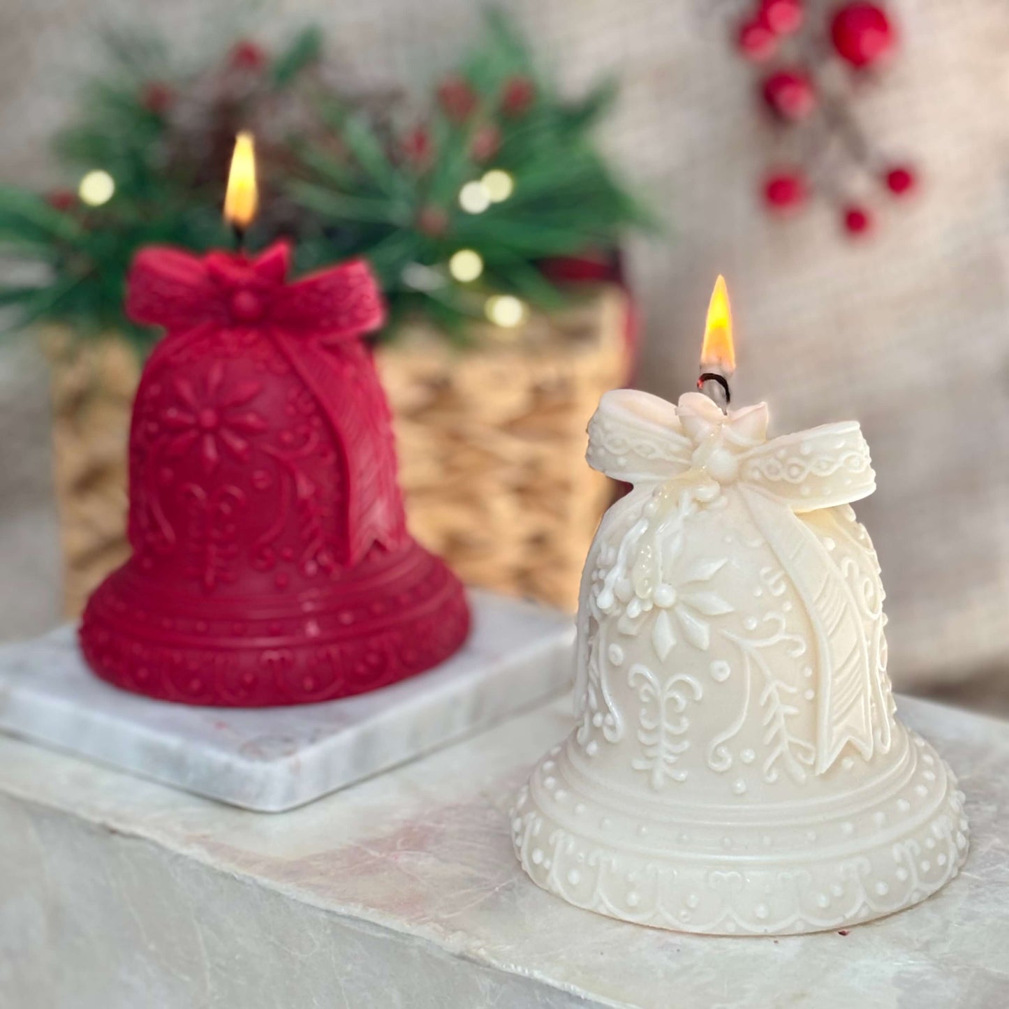 CHRISTMAS BELL CANDLE