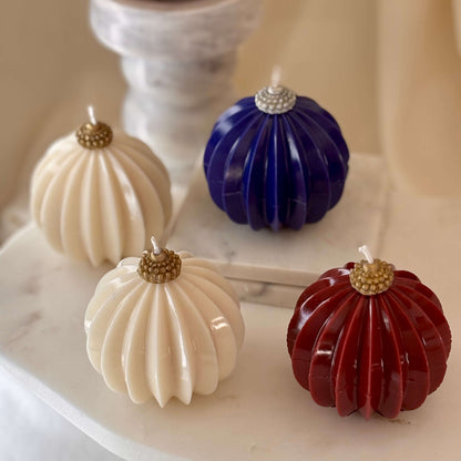 FESTIVE ROUND CANDLE