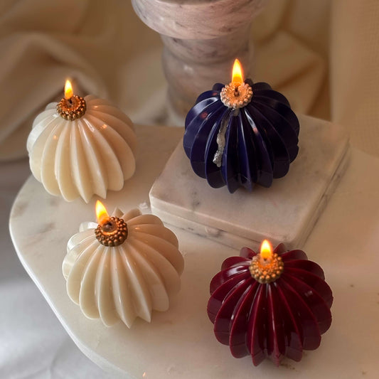 FESTIVE ROUND CANDLE